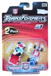 2001 Hasbro Transformers RID Tiny Bots Spychangers 2-Pack: Ironhide & Mirage - Picture 1 of 3