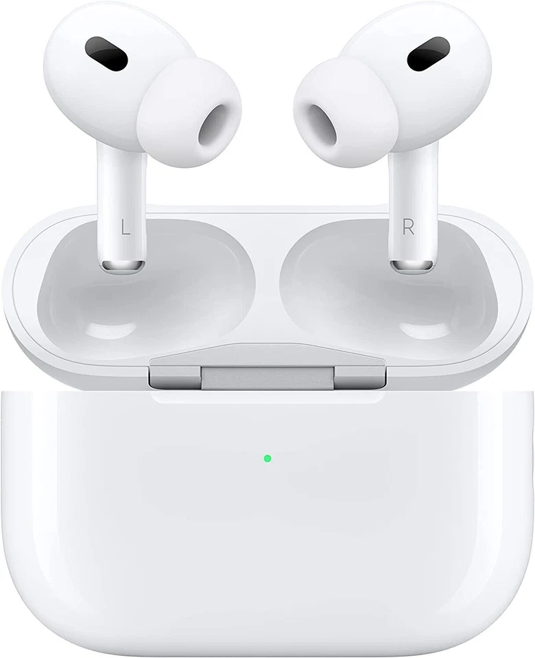 Apple AirPods Pro 2nd Generation with MagSafe Wireless Charging Case - White
