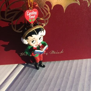 Danbury Mint Betty Boop "Caroling Time!" Weihnachtsschmuck Neu Offener Karton - Bild 1 von 5