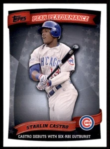 Aggiornamento Topps 2010 #PP-116 Starlin Castro Peak Performance - Foto 1 di 2