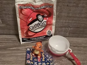 1999 Burger King Pokemon pokeball Toy #57-13 Charmander - Picture 1 of 2