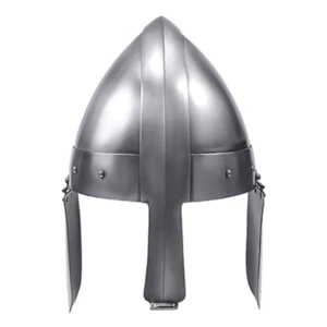 Medieval & Renaissance Knight Helmet Norman Nasal Helm Ear Guards Mild Steel - Picture 1 of 2