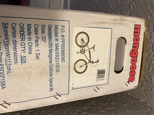 NEW Mongoose Bicycle 20U: California Special Black 1983 Remodel BMX Bike 20" NIB - Picture 1 of 4