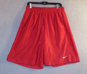 Nike Basketball Shorts Large Mens Y2K Dazzle Shorts 100% Polyester Actual 30x9.5 - Picture 1 of 12