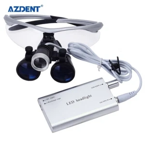 Lupa quirúrgica dental AZDENT lupas binoculares 3,5X-R&Doctor luz principal LED - Imagen 1 de 21