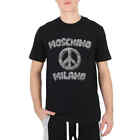 T-Shirt Moschino X The Flintstones schwarz Baumwolle Friedensdruck normal, Markengröße