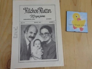 Kitchen Klatter Magazine March 1981 That Lowly Clothespin 100 Year Celebration - Imagen 1 de 6