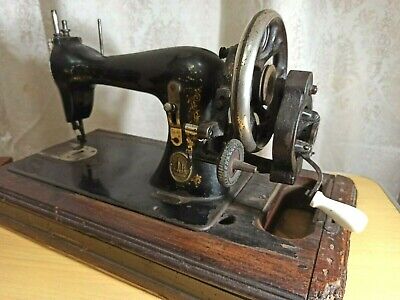 Antique Sewing Machine Trade Marke. 1900s. Working • 489.31$