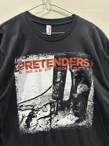 Pretenders Band Break Up The Concrete Album Tour T Shirt 2009 Black - Picture 1 of 4