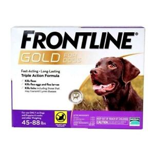 FRONTLINE GOLD FOR DOG 45-88 LBS 6 MONTHS PACK