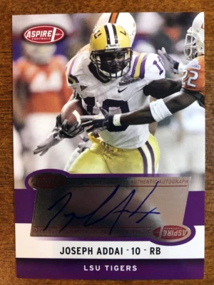 2006 SAGE Aspire #13A Joseph Addai Autographs! LSU Tigers - Image 1 of 2