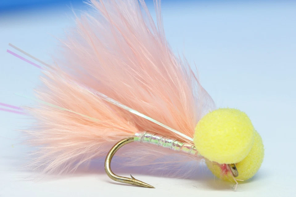 WET YOUR FLY 3 x Candy Boobie auf Stachel Größe 10, UK GEBUNDENE FLIEGEN mit hochwertigen Materialien