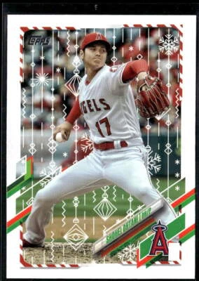2021 Topps Holiday #HW80 Shohei Ohtani - Image 1 of 2