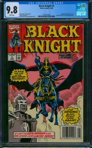 Black Knight #1 ❄️ CGC 9.8 WHITE Pages ❄️ 1st Solo Story! Marvel Comic 1990 - Bild 1 von 2