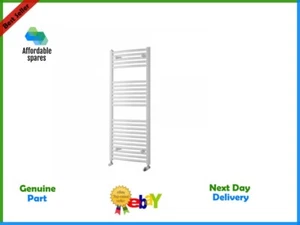 Pisa White Curved Towel Rail by TowelRads 1200x400 - Picture 1 of 1