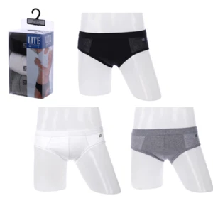 Arrow Lite Men’s Sport Bikini Briefs Cotton Soft Underwear Multi-Pack Underpants - Picture 1 of 7