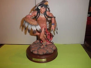 GREGORY PERILLO Spirits 'EAGLE DANCER' Figurine Hand Painted //RARE// - Picture 1 of 8