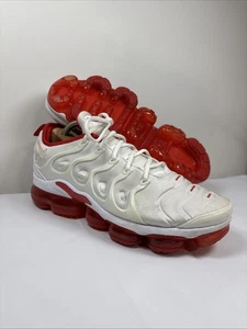 Nike Air Herren Vapormax Plus Weiß Rot Turnschuhe DH0279-100 Größe 11 Komfort Sportlich - Bild 1 von 24