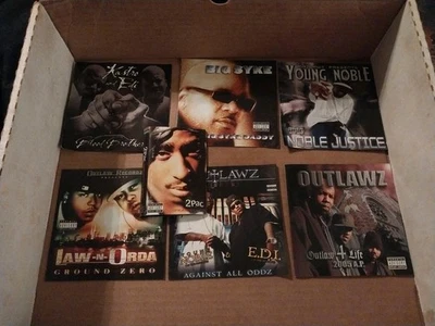 6 CD Inlays 2Pac And The Outlawz BOOKLET INLAYS ONLY - Image 1 of 2