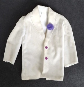 Barbie vintage Ken Tuxedo Jacket White Smoking Mattel 1980’s - Picture 1 of 3