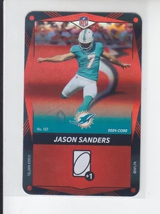 NFL Uno Elite Core Edition JASON SANDERS Red Foil SP Dolphins #152 - Bild 1 von 1