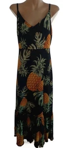 BNWT MAZI PINEAPPLE MAXI DRESS SIZE L - Bild 1 von 4