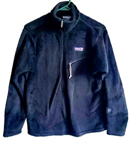 Patagonia Deep Pile Fleece Adult XS Pullover 1/2 Zip schwarz - Bild 1 von 8