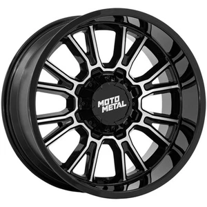 18x9 +20 Moto Metal MO810 Legacy 6x135,6x5.5 Gloss Black Mach Wheels (Set of 4) - Picture 1 of 3