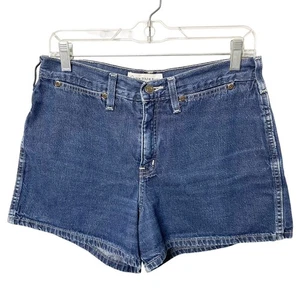 Vintage Y2K Canyon River Blues Mid Rise Blue Denim Jean Shorts Juniors Size 9 - Picture 1 of 6