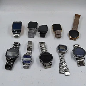Lot of 10 Assorted Watches - Not Tested, Signs of Use, Various Models - Photo 1/6