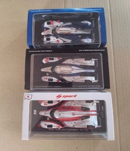 TOYOTA TS030 TS040 LEMANS spark 1/43 set of 3 units - Picture 1 of 10