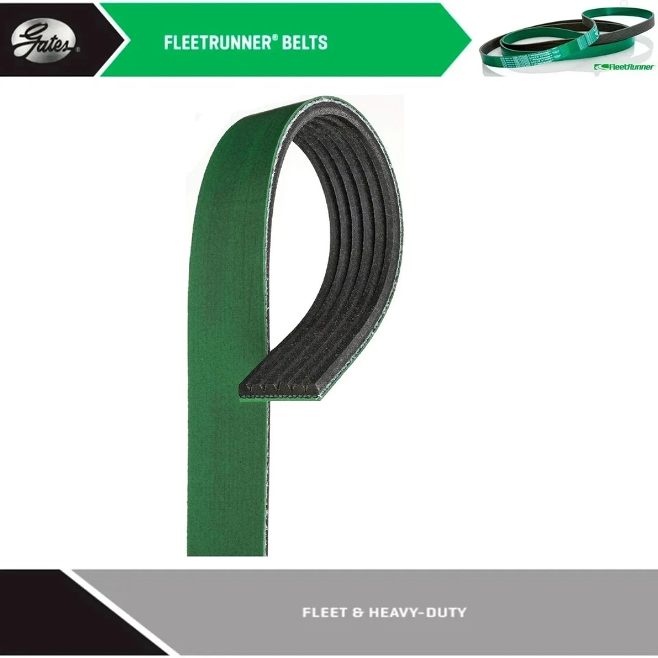 Cinturón Gates Serpentine resistente para Chevy GMC C6500 C7500 2001-2008 Foto 1 de 4