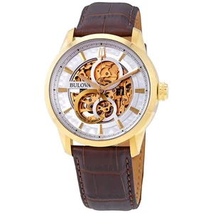 Reloj clásico Sutton automático esfera blanca para hombre 97A138 - Imagen 1 de 12
