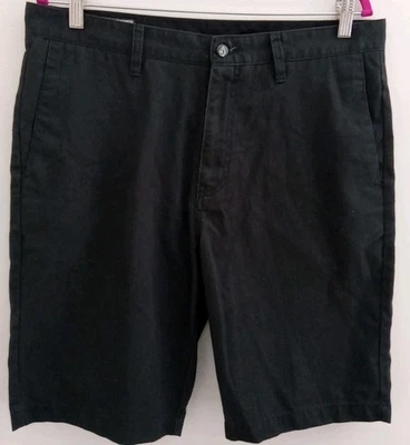 Volcom Men Charcoal Black Chino Inseam 10" Men Shorts Size 34 - Image 1 of 4