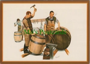 Country Crafts Postcard - Occupations - Barrelmaking RRR1079 - Picture 1 of 2