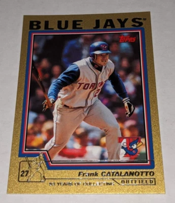 2004 BLUE JAYS Topps Gold Parallel Card #264 Frank Catalanotto #D /2004 MLB - Image 1 of 2