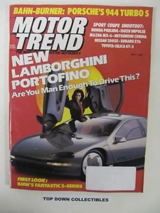 Motor Trend Magazin Mai 1988 Lamborghini Portofino - Bild 1 von 3