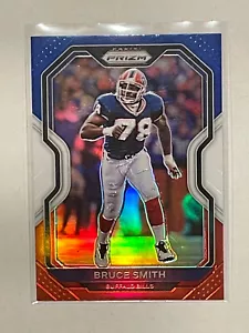 Panini Prizm Bruce Smith 2020 rojo blanco azul Prizm #9 Buffalo Bills - Imagen 1 de 2