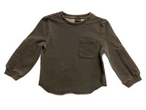 Art Class Boy’s Crew Neck Sweater - Washed Black - Picture 1 of 3