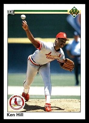 KEN HILL ⚾ 1990 Upper Deck Baseball #336 St. Louis Cardinals - Image 1 of 2