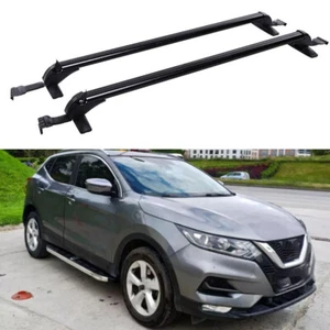 Roof Rack Crossbar Luggage Cargo Carrier For Nissan Qashqai (no side rail) 08-22 - Picture 1 of 11