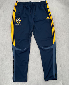 Los Angeles Galaxy Pants Adult 2XL Blue Full Zip MLS Adidas LA 2007 Mens XXL