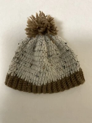 Hecho a mano Infantil Tejido Invierno Pom Gorro Sombrero 0-3 Meses Unisex Bebé Foto 1 de 3