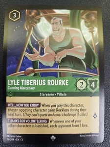 Lyle Tiberius Rourke - 78/204 - Super Rare - Into the Inklands - Disney Lorcana - Picture 1 of 2