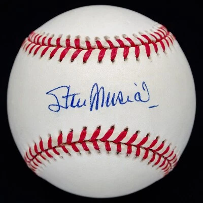 Stan Musial Signed ONL Baseball PSA/DNA Grade 9 Holo Only - Image 1 of 3
