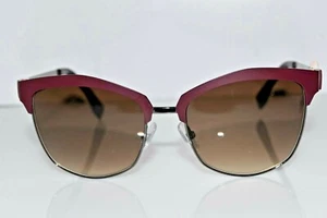 Gafas de sol FENDI auténticas borgoña Gunmetal FF 0051/S MVNJD 55-17-140 - Imagen 1 de 5