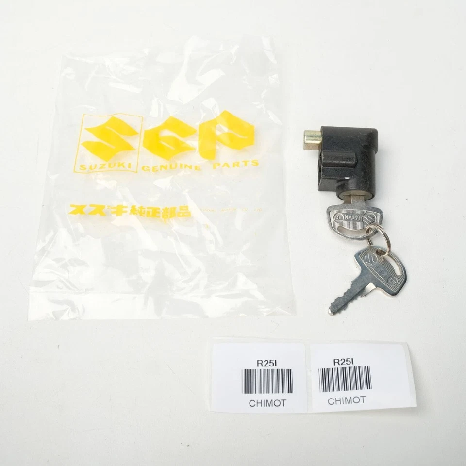 Se adapta a Suzuki TS90 TS100 A50 A70 A100 AC100 U50 RV90 TC90 T125 RV125 bloqueo de dirección Foto 1 de 4