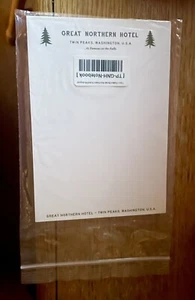 David Lynch Twin Peaks Great Northern Hotel Twin Peaks Washington Notepad - NEW - Picture 1 of 2
