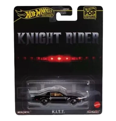 🚘HOT WHEELS POP CULTURE K.I.T.T. KNIGHT RIDER scala 1:64  NEW mattel 3+ 🚘 - Immagine 1 di 4