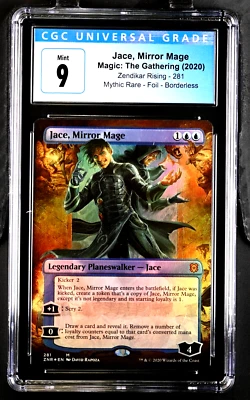 2020 MTG Magic The Gathering Zendikar RIsing ZNR Foil 281 Jace Mirror Mage CGC 9 - Image 1 of 4